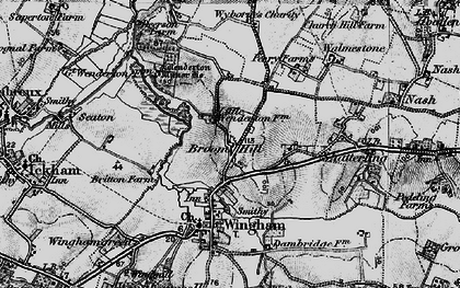 Old map of Broomhill in 1895