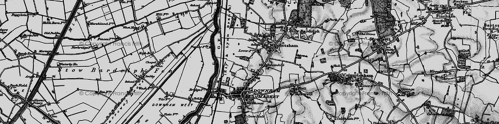 Old map of Broomhill in 1898