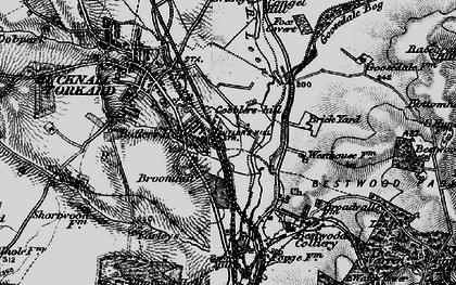 Old map of Broomhill in 1899