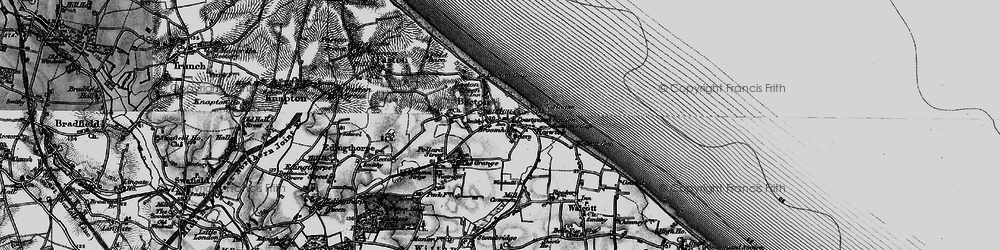Old map of Broomholm in 1898