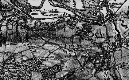Old map of Broomley in 1898