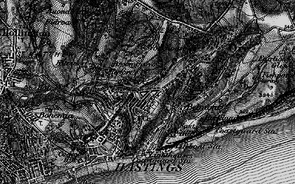 Old map of Broomsgrove in 1895