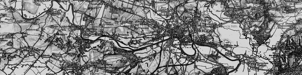 Old map of Broomy Hill in 1898