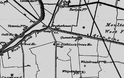 Old map of Brotherhouse Bar in 1898