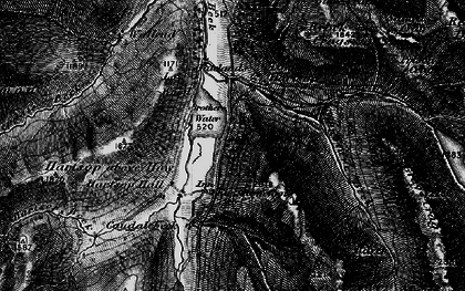 Old map of Kirkstone Pass in 1897