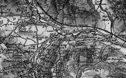 Old map of Brough in 1896