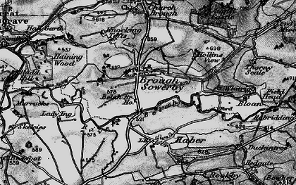 Old map of Brough Sowerby in 1897