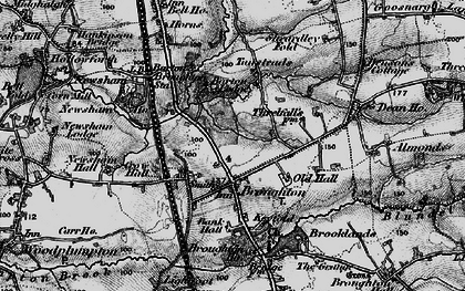Old map of Broughton in 1896