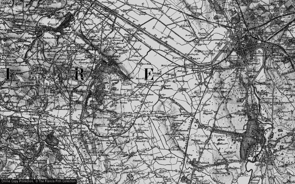 Old Map of Broughton, 1897 in 1897