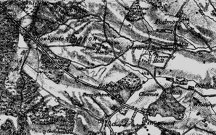 Old map of Broughton Folly in 1897