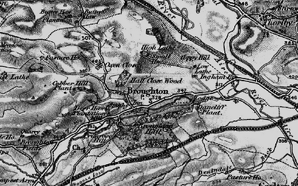 Old map of Butter Haw in 1898