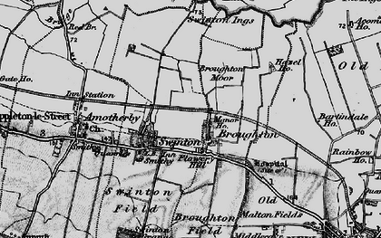 Old map of Broughton Moor in 1898
