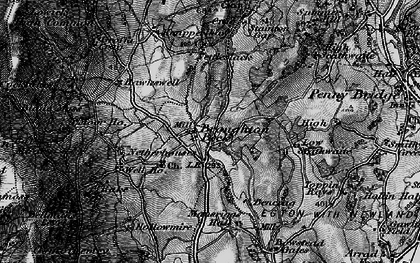 Old map of Broughton Beck in 1897