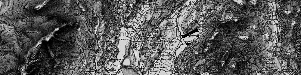 Old map of Broughton in Furness in 1897