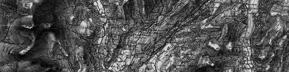Old map of Lind End in 1897