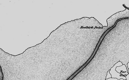 Old map of Baurch in 1897