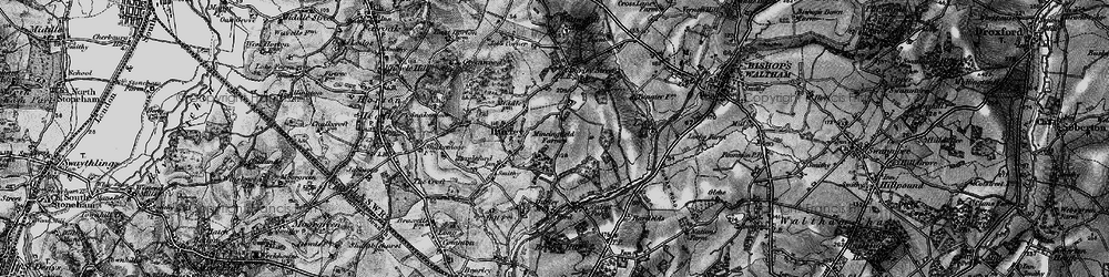Old map of Brown Heath in 1895
