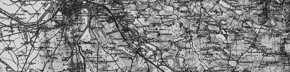 Old map of Brown Heath in 1897