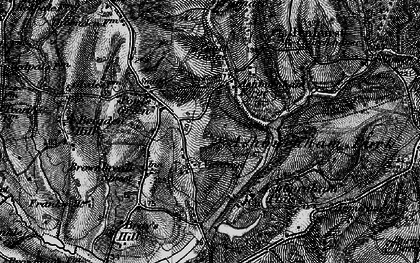 Old map of Ashburnham Place in 1895