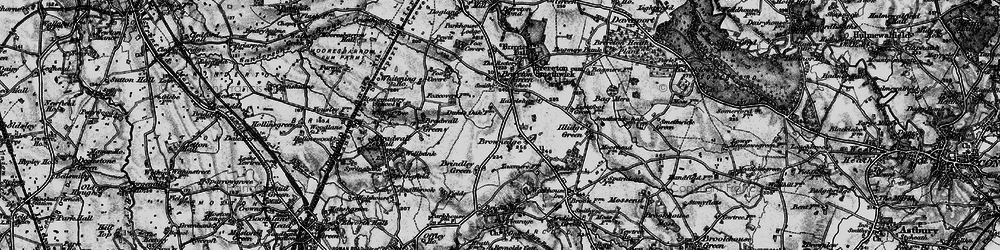 Old map of Brownedge in 1897