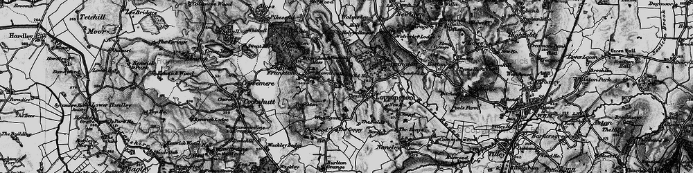 Old map of Brownheath in 1897