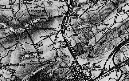 Old map of Brownhill in 1896