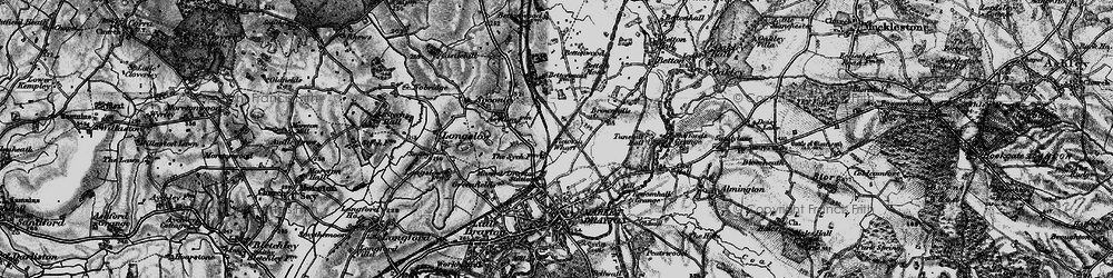 Old map of Brownhills in 1897