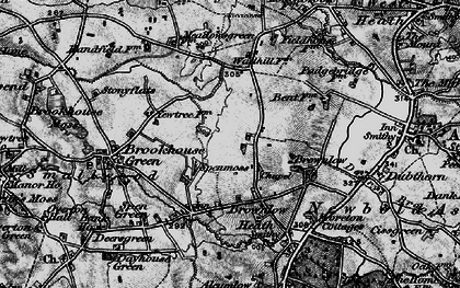 Old map of Brownlow in 1897
