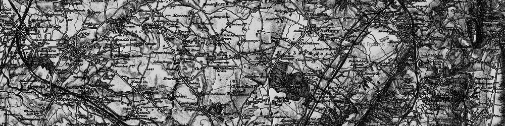Old map of Brownlow Heath in 1897