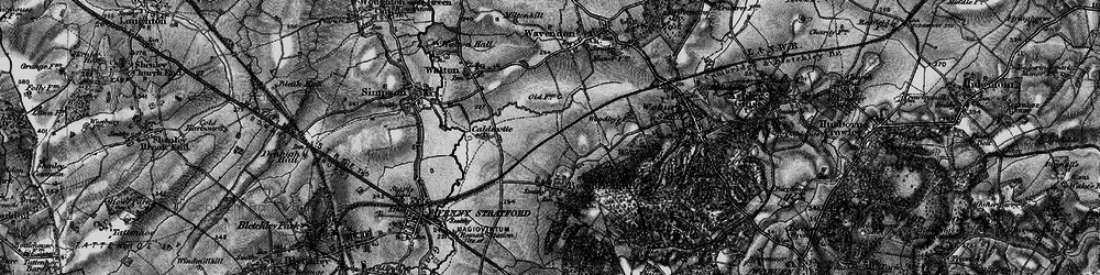 Old map of Browns Wood in 1896