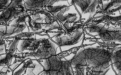 Old map of Brownston in 1897