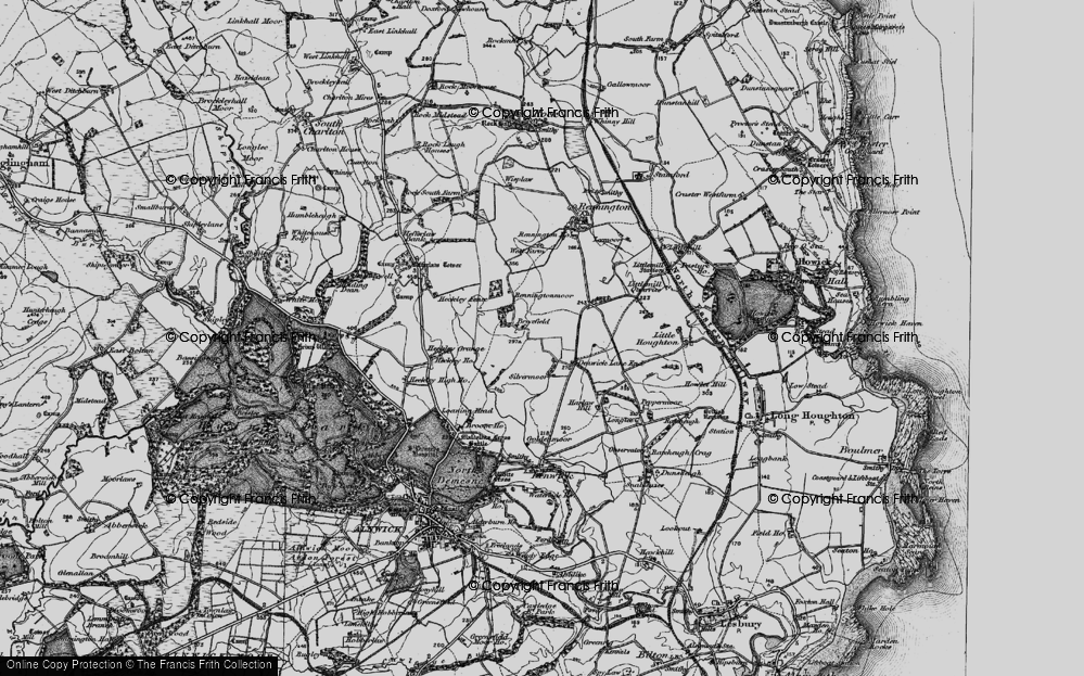 Old Map of Broxfield, 1897 in 1897