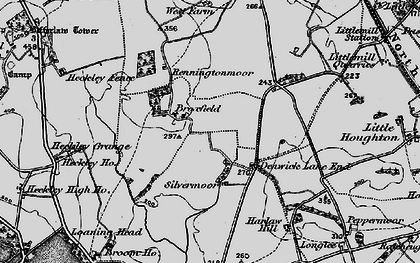 Old map of Broxfield in 1897