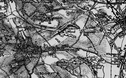 Old map of Broxtowe in 1899