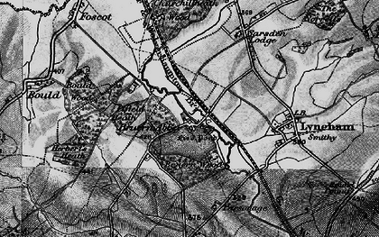 Old map of Bruern Wood in 1896