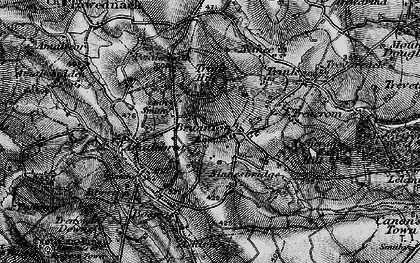 Old map of Brunnion in 1896