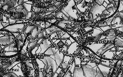 Old map of Bruntcliffe in 1896