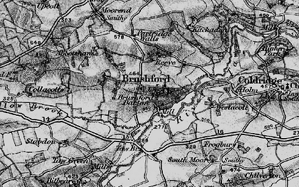 Old map of Bullow Brook in 1898