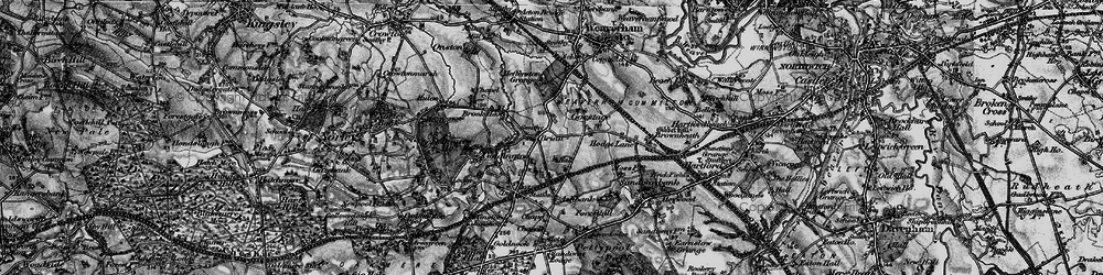 Old map of Bryn in 1896
