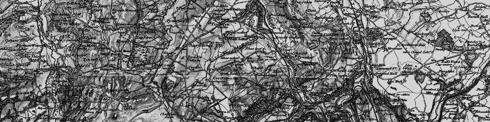 Old map of Bryn Common in 1897
