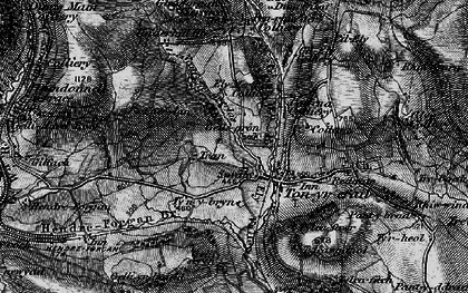 Old map of Bryn Golau in 1897