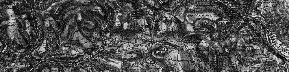 Old map of Bryn Golau in 1897