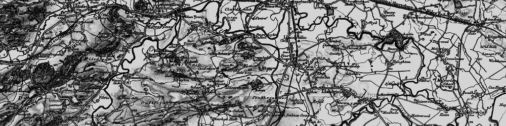 Old map of Bryn Mawr in 1897