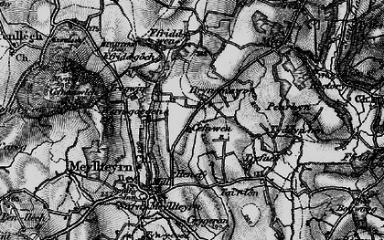 Old map of Crugeran in 1898