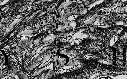 Old map of Bryn-penarth in 1899