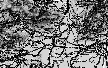 Old map of Bryn Tanat in 1897