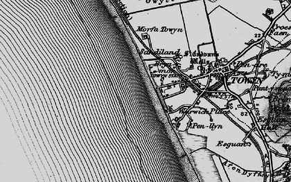 Old map of Bryn-y-mor in 1899