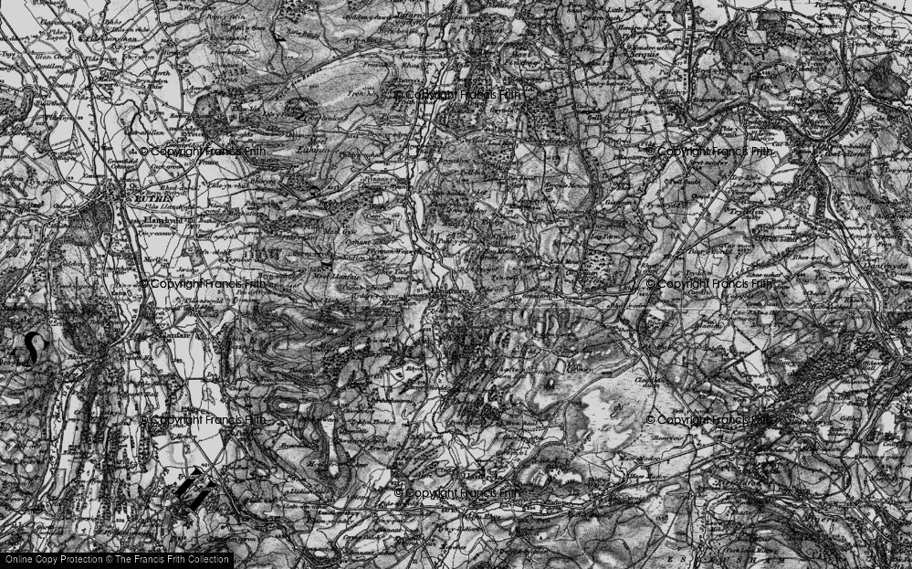 Old Map of Bryn-yr-ogof, 1897 in 1897