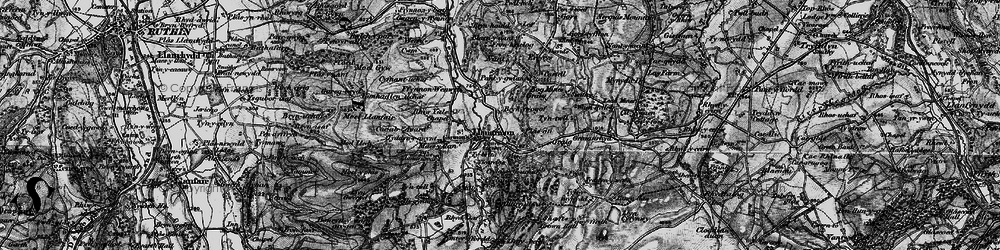 Old map of Tomen y Faerdre in 1897