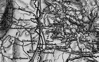 Old map of Bryncir in 1899
